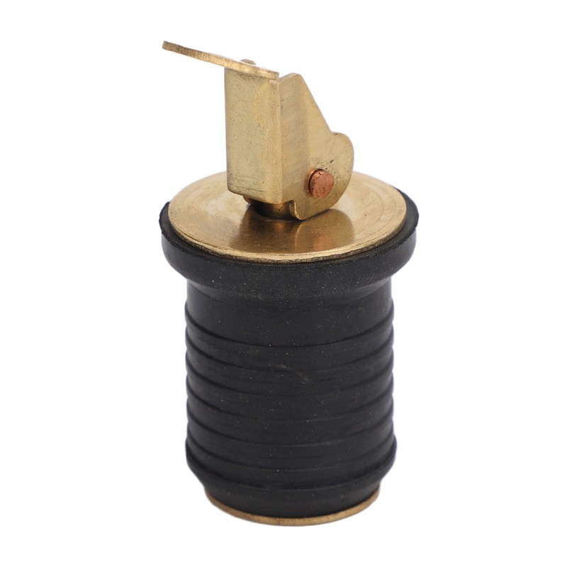 Boat Live Well Plug Brass Livewell Bait Well Drain Plug