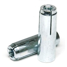 Zinc Plated Concrete Drop in Anchors 1/4"-20 x 1 Qty 100