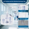 BeHerk 2000mL Catheter Bags for Men and Women 3 Pack