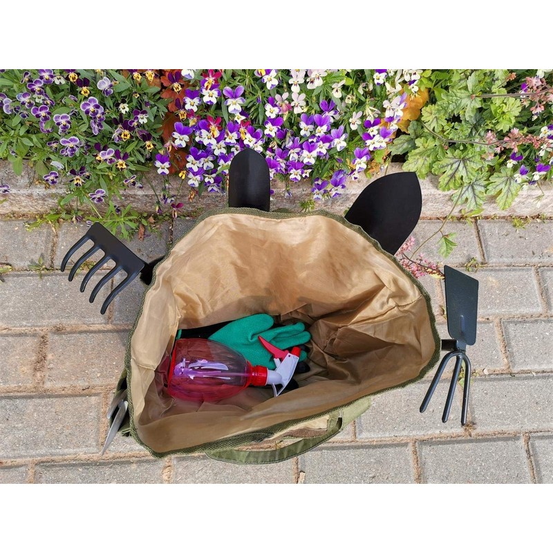 Namvo Garden Tool Kit, Large Garden Tote Bag with Multi