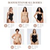 BRABIC Women's Backless Shapewear Bodysuit Tummy control Thong Seamless Body