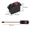 VIPMOON 4 Pack MG996R Servo Motor Kit Metal Gear Torque