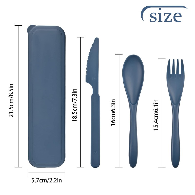 Picnic Cutlery, Reusable Plastic Cutlery, Table Cutlery, Lunch Box, for