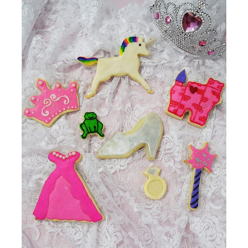 Anniversary House Little Princess Tin-Plated Cookie Cutter Set, Tinplate, X0119