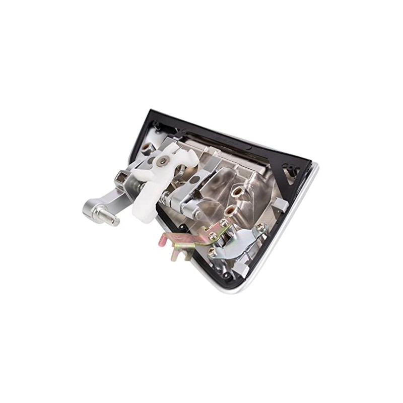 TRQ Front Right Exterior Door Handle Silver Passenger Side Compatible