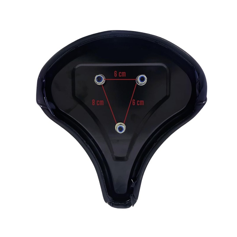 Sella di Ricambio per Cyclette a 3 Viti Ergonomica Comoda