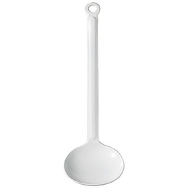Wada Corporation Hollow Kitchen Ladle, Small, 6.9 inches (177 mm), White