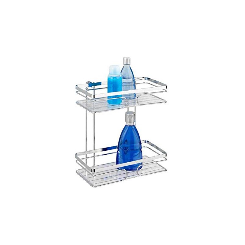 Wenko Premium 20410100 Wall-Mounted Shelving unit with 2 Shelves Stainless