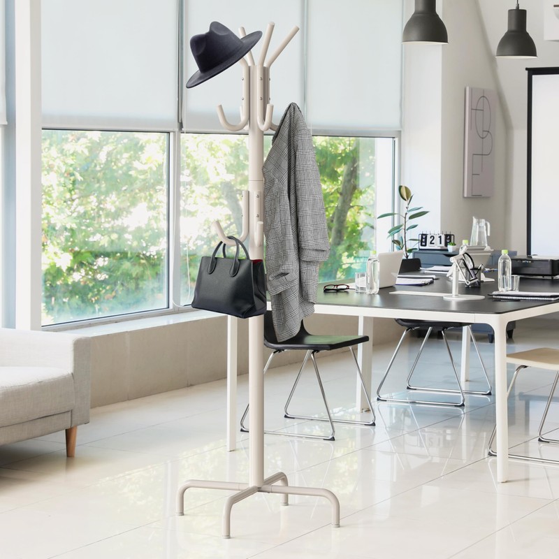 Simple Houseware Standing Coat and Hat Hanger Organizer Rack, 12