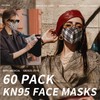 KN95 Face Masks with Design, 60 Pack Individually Wrapped, 5