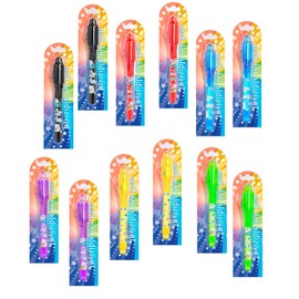 YaBaLuu Bolígrafos de tinta invisible con luz UV para niños, paquete de 12