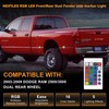 NEIFILES 4PCS RGB LED Side Marker Lights Compatible with 2003-2009