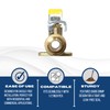 XFITTING Barb Crimp Pex 3/4 Inch Ball Valve With Drop