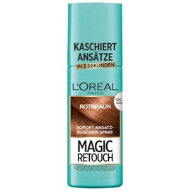 L'Oréal Paris Ansatz-Kaschierspray für stufenlose und natürliche Übergänge, Kaschiert Ansätze bis zur nächsten Haarwäsche, Magic Retouch, Rotbraun, 1 x 75 ml