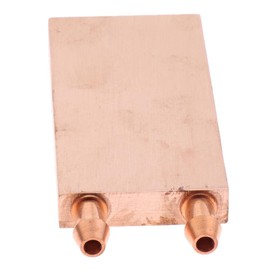 zalati Copper Cooling Block Water Cooling Heatsink DIY Warm Heat Sink System for PC Computer CPU Graphics Radiator 40x80mm