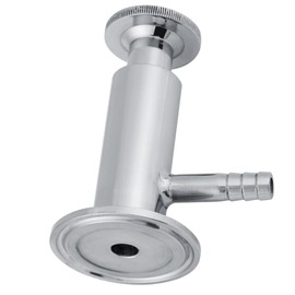 Tri Clamp Sample Port 2inch Quick Release Stainless Steel SUS304 2" Tri Clamp Sampling Valve Ferrule Sanitary Sample Value Clamp Value with Elliptic Handle Ferrule OD 50.5MM