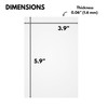 MIFFLIN-USA - Picture Frame Glass Replacement Sheets - 4x6 inch,