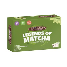 Sabobatage Expansion Pack: Legends of Matcha - Easy Family-Friendly Party Game | Card Games for Adults, Teens & Kids | 2-7 Players