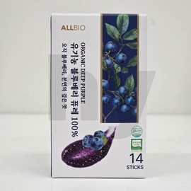 Allbio Organic Blueberry Puree 100% 2 boxes / 올바이오 유기농 블루베리퓨레 100% 2박스