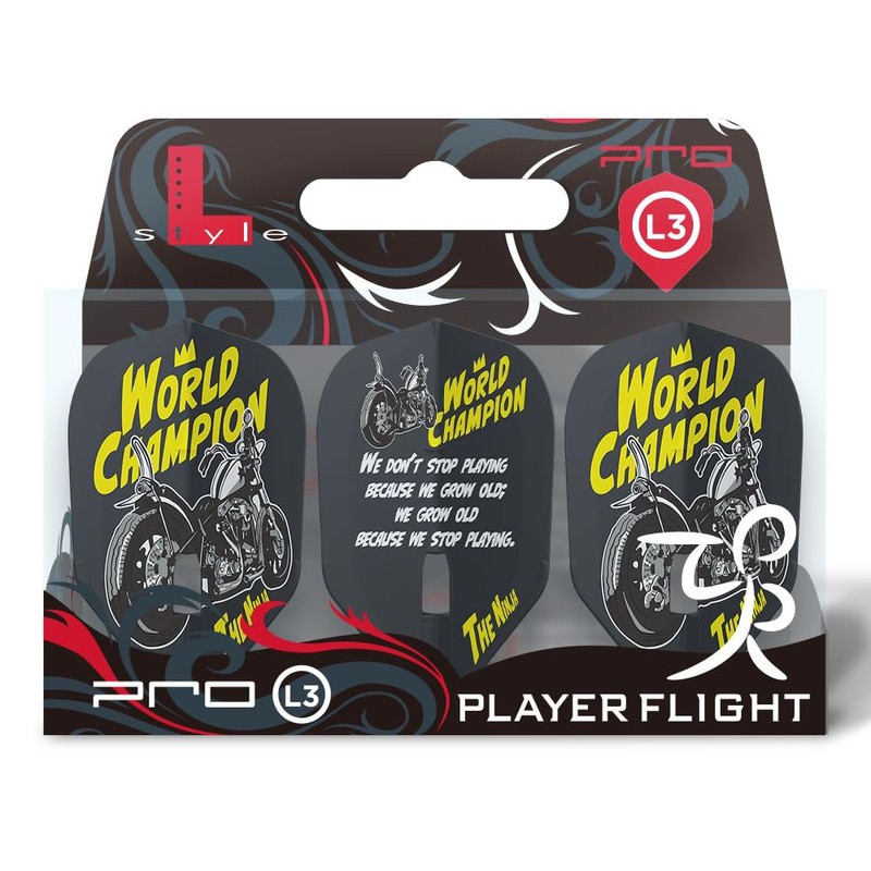 L-style Saigo Asada 2024 SUPER DARTS CHAMPION PRO L3 Black