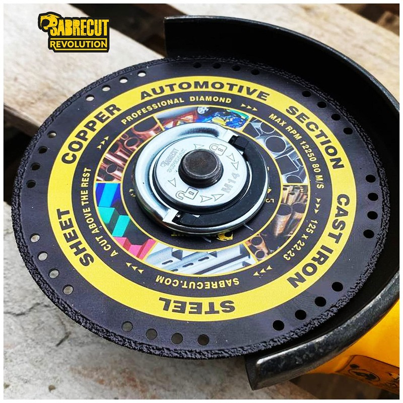 SabreCut VB115MEGRB 115mm (4.5") x 22.23mm Bore Vacuum Brazed Metal