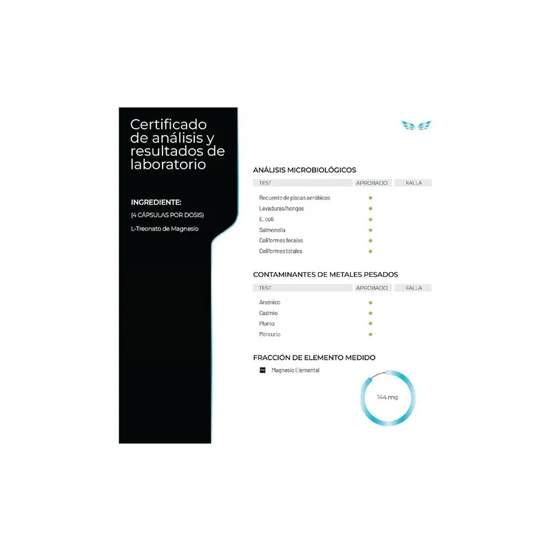 Eternal Nutrition Ultra Pure Treonato Magnesio Liposomal 150 Cápsulas Alta