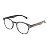 SILAC Lesebrille Herren und Unisex – Runde Gläser – Schildpatt-Muster