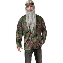 Rubie's Costume Men's Duck Hunting Season Hunter Camo Adult Costume Jacket - multi-coloured, size: xl