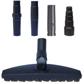 Horsehair Hardfloor Attachment for Wood and Tile Floors plus Vacuum Hose Adapter Compatible with Most Vacuum Cleaners Vacuum Attachments Accessories- Small Shop Vac Adapter - Hardwood Floor Attachment