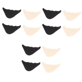 Healeved 6pairs High Heel Insoles Invisible Antiskid Forefoot Pads for Shoes Cushioned Foot Protectors Eva Material for Comfort and Pressure Relief Nude