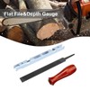 Halbeira Chainsaw Depth Gauge with Flat File,Universal Chainsaw Chain Guide