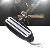 11K Dual Hot Rail Humbucker Pickup Ceramic Magnet ABS Electric