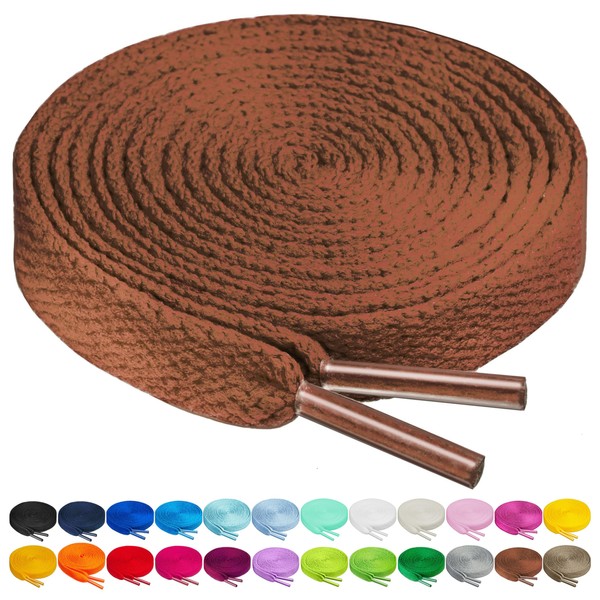 BIRCH's Shoelaces in 27 Colors Flat 5/16" Shoe Laces in