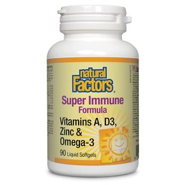 Natural Factors Super Immune Formula. 90 liquid softgels