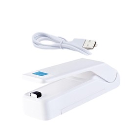 Harilla Kleiner Beutel -Versiegelungs -Chip -Bag -Versiegelung tragbarer manueller Handwerk wiederaufladbar, Heizung und Cutter für Reisen Camping