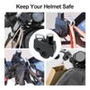 JAGASOL Motorcycle Helmet Lock Anti-Theft, Tamper-Proof Security Helmet Lock with