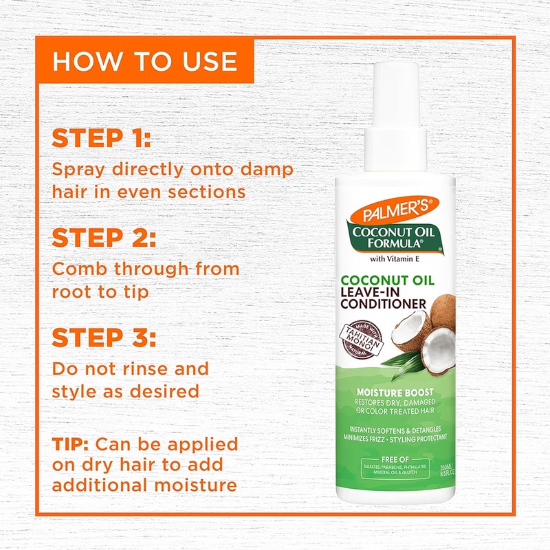 PALMER'S Palmers Coconut Oil Leave-in Cond 250ml