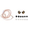 Wired Sound Isolating Earbuds with Microphone Detachable Dynamic Earphone with