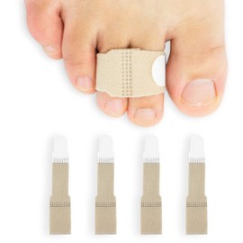 Yale Nylon Finger Supporter, One Size Fits Most, Can Be Used for Both Toes and Fingers, (Set of 4)