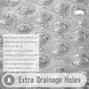 Yimobra Non-Slip Shower Mat with Suction Cups and Drain Holes