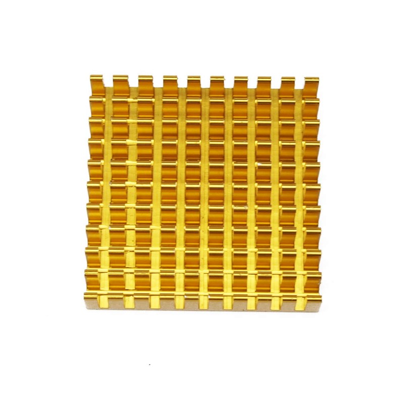 waves 2pcs Aluminum Heatsink 45x45x10mm with Heat Transfer Tape