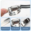Hose Clamps Stainless Steel 3.6 m Adjustable Hose Clips Straps