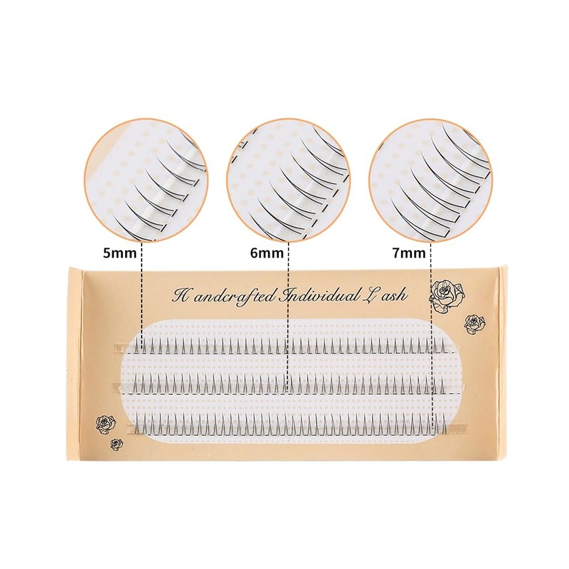 60pcs & 120 Bundles Lower Eyelashes False Eyelashes Mixed Fishtail