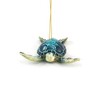 WonderMolly Marine Life Collection Blue Sea Turtle Ornament