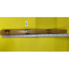 Unbranded Hickory Hammer Handle 15-1/8"  OVAL EYE 13/16" x 7/16"  Includes Metal Wedge - 1