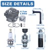 AUMEL 47mm Cylinder Piston Pin Ring Circlip Kit for Stihl