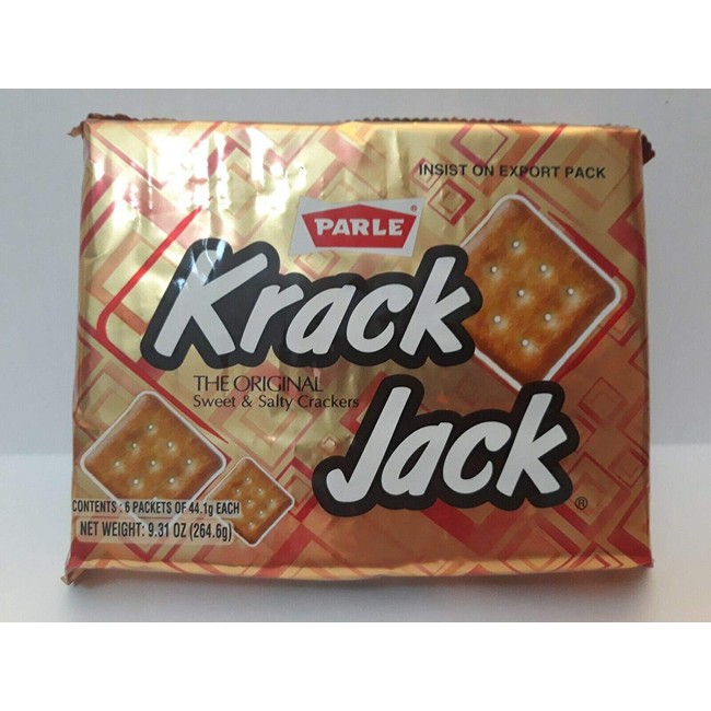 Parle krack Jack Biscuit 75gms (Pack of 6)