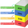 4PCS Diamond Hand Polishing Pads, Diamond Sanding Sponge Blocks 60#