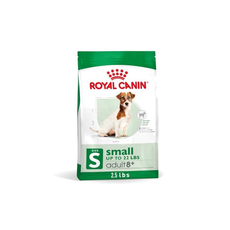 ROYAL CANIN, Adult - Small +8, Croquetas para Perro, 1.1kg