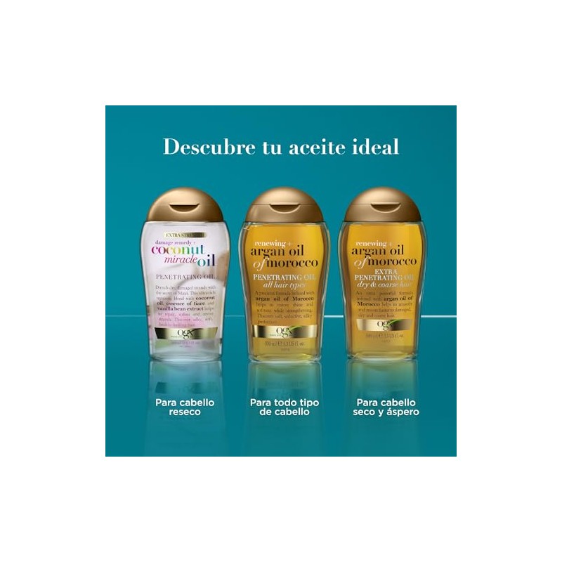 OGX, Tratamiento Renovador de Aceite de Argn, 100 ml